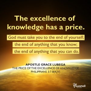 The Price Of The Excellence Of Knowledge