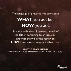 The Liberties Of Answered Prayer - 1
