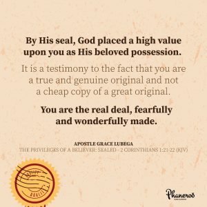 The Privileges Of A Believer: Sealed