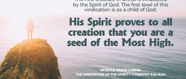 The Vindication Of The Spirit – 1