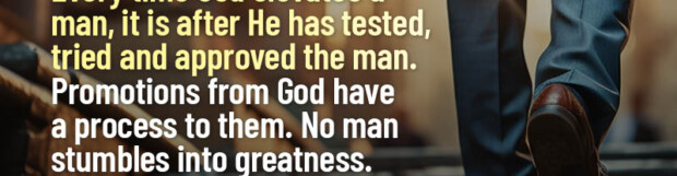 When God Elevates A Man