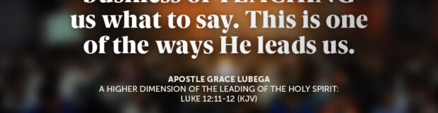 A Higher Dimension Of The Leading Of The Holy Spirit