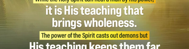 When The Spirit Teaches A Man
