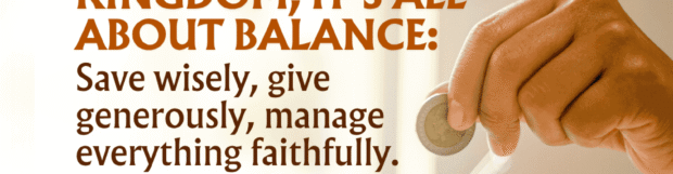 Kingdom Finance Principles: Why We Save