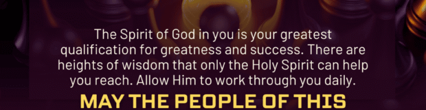 Kingdom Finance Principles: The Holy Spirit Makes The Difference