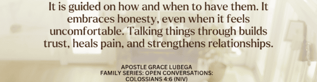 Family Series: Open Conversations