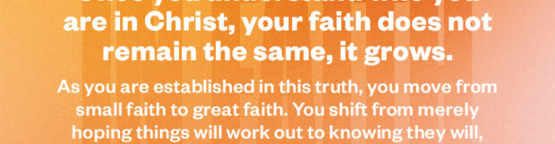 Growing In Faith