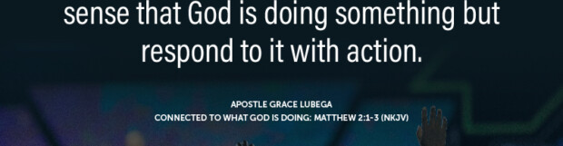 Connected To What God Is Doing