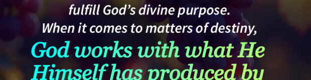  The Place of Grace in the Fulfilment of Divine Purpose