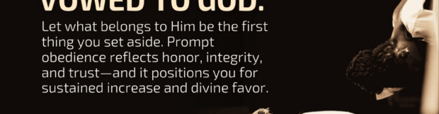 Kingdom Finance Principles: Honour Your Vows