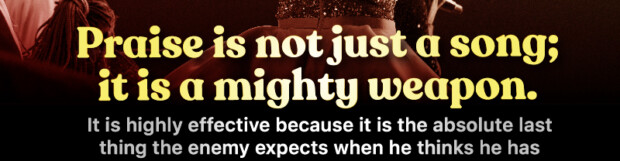 The True Believer’s Attitude: Shout Your Praise