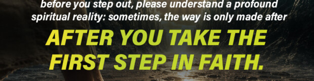 Step Out In Faith