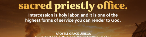 The Priestly Call: Intercession as Service to God