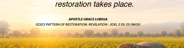God’s Pattern of Restoration: Revelation